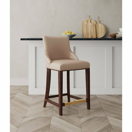 MANHATTAN COMFORT Shubert Counter Stool in Tan CS016-TN